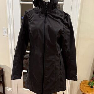 Champion Women's Venture Dry Hooded Jacket in Dark Gray.  Size SP